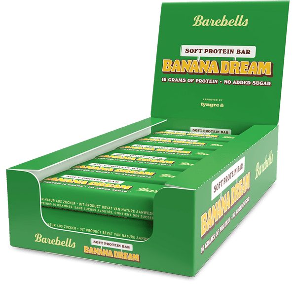 Barebells Soft Protein Bars Banana Dream (12x55g) - Barebells Protein Bars