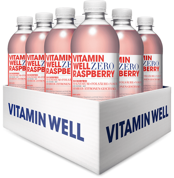 Vitamin Well Zero Raspberry (12x500 ml) - Vitamin Well